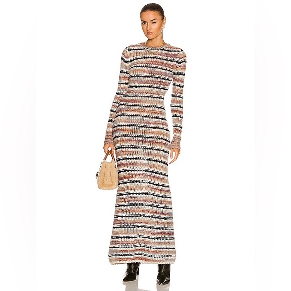A.L.C. Dresses & Skirts - A.L.C. Multicolor Striped Long Sleeve Dress